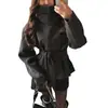 Estilo Neutro Cuello Alto Doble Botonadura Top Corto Europeo y Americano INS Otoño e Invierno Temperamento Versátil para Viajes Cotidianos Chaqueta Transfronteriza