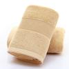Fábrica de Origen Hotel 80G32S Blanco Satén Toalla Club Algodón Absorbente Cuadrado Pequeño Bordado Logo Algodón Puro