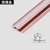 Borde de Tira en Forma de I de 7 mm para Paneles de Pared, Clips Metálicos Extremadamente Estrechos, Chapa de Madera, Paneles de Cristal de Carbono, Borde para Paneles de Panal
