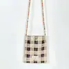 Bolso cruzado de cuadros coreano de nicho de alto valor para otoño e invierno, bolso pequeño para teléfono, minibolso versátil para el trabajo