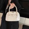 Bolso bandolera de hombro para mujer, estilo coreano, sencillo y combinable, de color liso, estilo primavera 2025