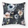 Funda de almohada de pintura al óleo nórdica original lujo ligero cojín decorativo para sofá del hogar cojín de coche funda de almohada de cabecera
