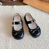Zapatos Mary Jane Lindos y Dulces para Niñas 2026 Otoño Nuevos Zapatos Lolita Zapatos Pequeños de Cuero para Niños Zapatos de Corte Bajo de una Sola Hebilla
