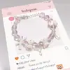 Explosões Super Fada Mori Cristal Lua Pulseira Feminina Design de Nicho Estudante Joker Cor Doce Pulseira de Namorada