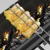 Pinzas para Puerros de Acero Inoxidable para Barbacoa Parrilla Multifuncional Barbacoa al Aire Libre Rejilla Multifuncional para Barbacoa Rejilla para Barbacoa Pinzas para Verduras Exterior