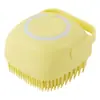 Escova de banho para animais de estimação, shampoo, escova de massagem, silicone macio, pente para limpeza de cães, gatos, cães, banho, ferramenta de preparação