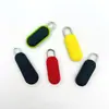 Dibujos Animados Coloridos PVC Plástico de una Cara Plástico Blando Accesorios de Cremallera Colgante para Llavero DIY Bolsa para Bolígrafos con Accesorios para Maleta