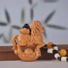 Chifre de Rinoceronte Cabo de Jacarandá Peça Doze Signos do Zodíaco Pixiu de Madeira Deus da Riqueza Pingente Pingente Transmissão ao Vivo Barraquinha de Rua Fábrica Atacado