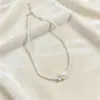 Colar de Pérolas Xiaomi, Perfeitamente Redondo, Alto Brilho, Luxo Leve, Corrente de Clavícula da Moda, Design de Nicho, Acessório de Pescoço de Alta Qualidade