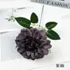 Pintura al óleo de rama única pequeña estilo europeo Flor de loto DIY Decoración del hogar Flor de seda Flor artificial Flor de horquilla Kit de materiales para flores Accesorios Accesorios para fotografía