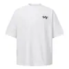 Camiseta de Verano de Estilo Americano de la Marca Trendy Nanxia con Estampado de Dibujos Animados de Manga Corta para Hombres y Mujeres, Divertida Prenda Holgada para Pareja