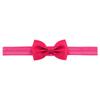 Diadema Infantil de Color Sólido con Lazo de Venta Caliente Transfronteriza Diadema para Bebé de Color Caramelo Accesorio para el Cabello de Cinta Acanalada Nudo Plano 644