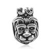 Colar de Joias da Amazon Acessórios Liga Animal Leão Chaveiro Pulseira Pulseira Contas Pingente de Leão Desenho Animado