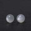Pulsera de piedra lunar blanca natural 7A de Sri Lanka, cuentas sueltas, hecha a mano, DIY, pulsera de cristal con cuentas, cuentas individuales, individual