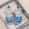 Zapatos de Cristal para Niños con Suelas Suaves, Zapatos de Princesa para Niñas, Nuevo Estilo Primavera 2026 Zapatos Pequeños de Piel para Niñas, Zapatos de Bebé Elsa con Pedrería