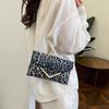 Moda Europea y Americana Estampado de Leopardo Bolso de Mano Nuevo para Mujer 2026, Bolso tipo sobre Simple y Versátil, Bolso de Mano Elegante