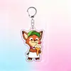 Chaveiro Zootopia Casal Pingente Mochila Judy Nick Fofo Cp Chaveiro Dopamina
