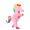 Disfraz inflable de dinosaurio personalizable traje de tiburón alienígena Halloween disfraz divertido para actuación decoración de fiesta
