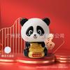 Tesoro Nacional Panda Gigante Energía Solar Sacude la Cabeza Adornos para Coche Mascota Panda de la Suerte Decoración del Hogar Decoración Regalos