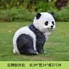 Resina panda artificial decoração jardim paisagem escultura esboço jardim exterior villa pátio decoração decoração animal