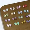 Pedras de Strass para Nail Art Gota d'Água 6*4mm Populares da Dongzhou, Strass de Vidro K9 Super Brilhantes de Alta Qualidade, Decorações de Nail Art com Strass Empilhados Asa de Borboleta