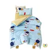 Conjunto de Três Peças de Veludo Leite Classe A Fleece de Coral Capa de Colcha para Jardim de Infância Colcha de Soneca de Inverno para Crianças Pequenas Entrando no Jardim de Infância