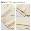 Camiseta de Algodón Puro 240g Verano para Hombre Casual Transpirable Básica Estilo Letras Ropa de Hombre Holgada Cuello Redondo Mangas Cortas para Pareja