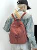 Mochila Transfronteriza de Moda 2024 Otoño Nueva Gran Capacidad Mochila Escolar para Estudiantes Tela de Nailon Bolso de Mujer Mochila de Viaje