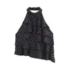 Comércio Exterior 2026 Verão Novo Estilo Europeu e Americano Moda Feminina Sexy Hot Girl Top de Alcinha com Bolinhas 0264474