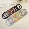 2026 Nuevo Estilo Liga Negra para el Cabello, Anillo de Goma Simple y Elegante para Cola de Caballo Alta, Banda de Goma de Alta Elasticidad y Duradera