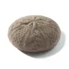 Chapéu 100% Caxemira Pura para Mulheres, Boina Nova Outono e Inverno, Quente, Fashion, Versátil, Chapéu de Tricô à Prova de Frio