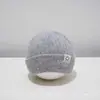 Touca Preta para Bebê Estilo Outono e Inverno Touca de Lã para Bebê Touca de Tricô para Bebê Menino Quente para Recém-Nascido