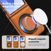 Funda para Teléfono Plegable Samsung Z Flip8 Yashi con Soporte Magnético, Cubierta Protectora de Cuero Antigolpes para Z Fold8/7