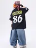 Ropa de Calle de Baile Urbana de Moda para Niños, Ropa de Hip-Hop para Actuación de Niños, Ropa de Baile para Actuación del 1 de Junio con Batería para Niños