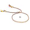 Pulseira Amazon Mais Vendida Contas de Cobre Pulseira de Borla Algodão Colorido Taler Corda de Mão Masculina e Feminina ins Yiwu Comércio Exterior Novo Estilo