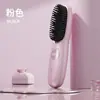 Novo pente alisador de cabelo sem fio LCD transfronteiriço com carregamento, pente eletrônico de cerâmica, MINI alisador de cabelo, pente de cabelo portátil