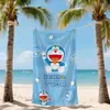 Toalha de Praia para Natação com Estampa Digital Transfronteiriça, Tamanho Grande, Super Absorvente, Não Desbota, Toalha de Banho com Proteção Solar de Microfibra
