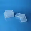 Caixa Retangular de Plástico Transparente Porta-Cartão de Visita Caixa para Embalagem de Papelaria Caixa de Armazenamento para Acessórios de Unha Vestíveis Caixa Organizadora Venda por Atacado