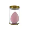 Tubo de Hojalata Dorado Huevo de Belleza Súper Suave Huevo de Maquillaje Corte Oblicuo Calabaza Gota de Agua No Absorbe Maquillaje Esponja de Maquillaje Amigable con la Piel