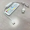 Controlador Radar RGB de Botão Único com Controle de Porta Sensor de Corpo Humano LED Bluetooth Controlador Colorido Controle Remoto 2.4g 24 Teclas