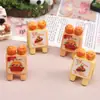 Acessórios de Resina DIY Desenho Animado Joias Marca de Comida Cola Creme Grampo de Cabelo Capa de Celular Fivela de Sapato Chaveiro Pingente com