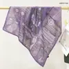 Pañuelo de Cuello Verde Menta Estilo Mambo Retro, Pañuelo Cuadrado con Ambiente de Principios de Primavera, Modelo Nuevo 2026, Accesorio de Bufanda de Alta Gama