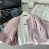 Novos estilos de primavera e outono de 2026 para meninos e meninas: jaquetas da moda e estilosas estilo coreano, jaquetas de beisebol versáteis para todas as estações