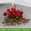 Kit de Rosa Artificial para el Día de San Valentín, Floral Pr para Pasillo de Boda