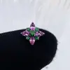 F136 Titânio de Grau Médico para Implante Stud de Orelha Fundo Plano Rosca Interna Zircônia Ultra Brilho Stud de Orelha Livre Stud de Orelha
