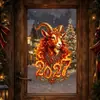 Pegatinas Decorativas para Ventana de Año Nuevo Ruso Transfronterizas Ozon Año del Cordero 2027 Pegatinas Decorativas para Ventana Pegatinas de Decoración de Atmósfera Navideña para Ventana