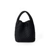 Bolsas Personalizadas para Mujer, Diseño Coreano de Nicho, Bolsos Tejidos a Mano de Cesta de Verduras, Bolsos Cubo Texturizados de Moda