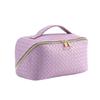Bolsa Cosmética Transfronteiriça Amazon PU Impermeável Bolsa de Beleza Portátil Bolsa de Lavagem Grande Capacidade Multifuncional Bolsa de Armazenamento