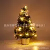 Ornamentos de Mesa 40cm Luzes de Árvore de Natal Luzes Decorativas Pinheiro Mini Árvore Decoração de Feriado Presentes de Ano Novo
