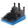 Rack de Armazenamento para Fresas e Brocas CNC com 187 Furos, Porta-Pinças, Armazenamento de Bicos, Prateleira de Empilhamento Multicamadas